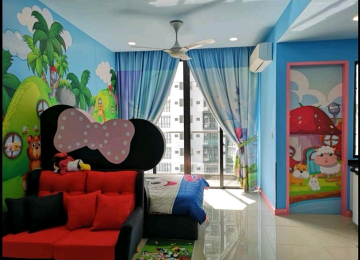 Bedroom 1, Fantasy Homestay D'Pristine Condo 3min to Legoland, Kulaijaya