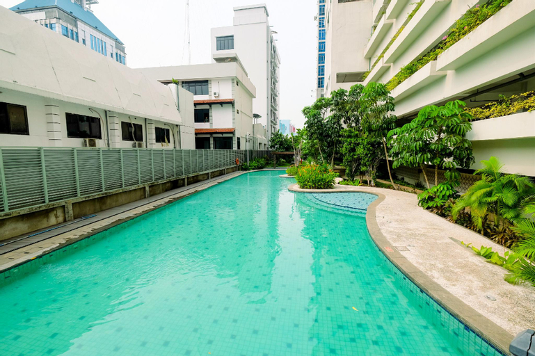 Pool View 2BR Apartment @ Capitol Park By Travelio, Central Jakarta