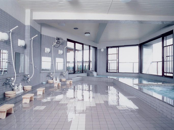 Hot spring bath, Hotel Rebun, Rebun