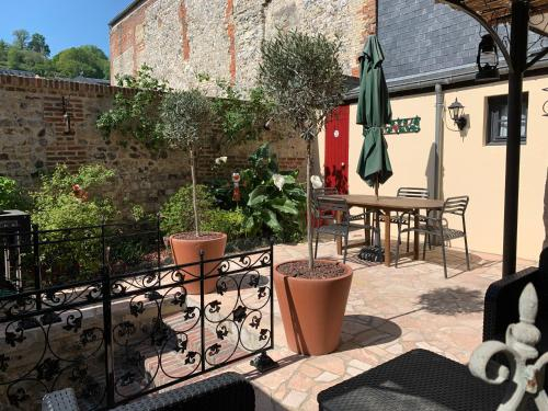 The Stone house in the flower garden, Calvados
