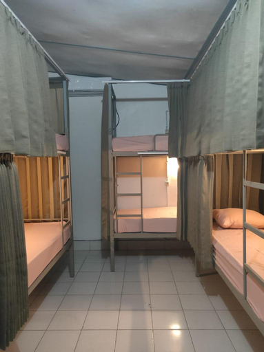 Bed in Dormitory Room @ District 10 Hostel, Yogyakarta