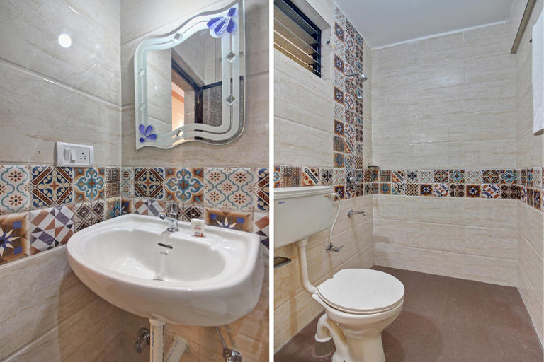 Bathroom 4, Ancora Beach Resort, North Goa