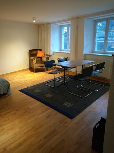 4, Studio direkt am Rhein mit Kuche und Bad, Laufenburg