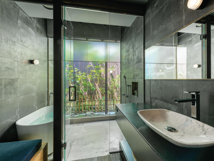 Bathroom 3, Soushuku Machiya House, Kyoto