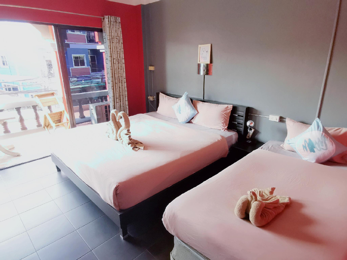 Bedroom 2, Belle Cose Guesthouse / 3 person Room/ King+Single, Phuket Island