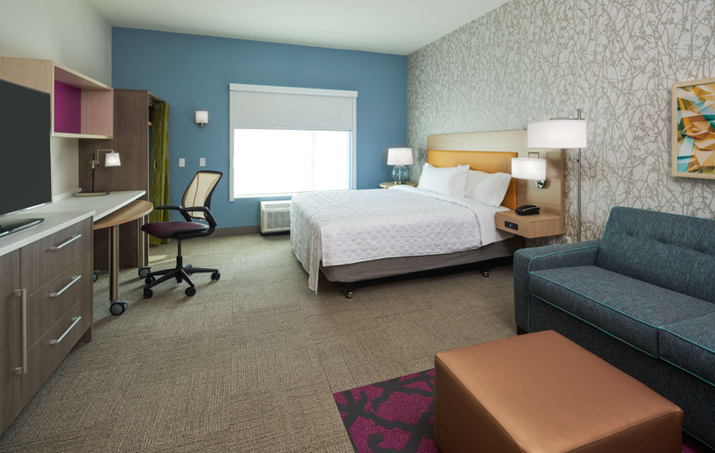 Bedroom 3, Home2 Suites by Hilton Fort Lauderdale Downtown, Broward