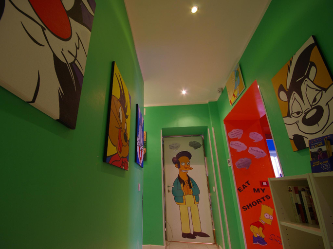 Public Area, Comics Guesthouse, Roma