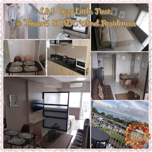 L&J Cozy Little Nest @ Tower5 SMDC Wind Residences, Tagaytay City