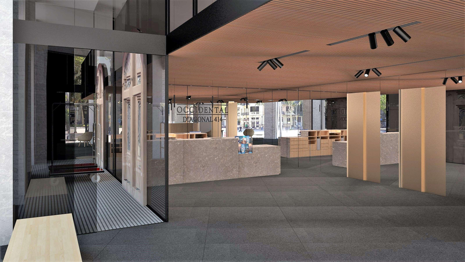 Public Area 4, Occidental Diagonal 414, Barcelona