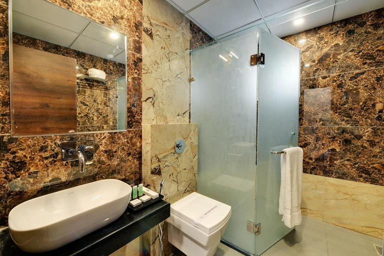 Bathroom, Hotel Devkinandan, Devbhumi Dwarka