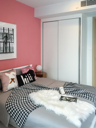 Bedroom 1, [hiii]LesFleurs*BTSNana&Asoke&Terminal21-BKK059, Khlong Toey