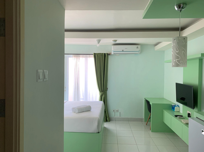 Bedroom 3, Cozy Studio at Amethyst Apartment By Travelio, Central Jakarta
