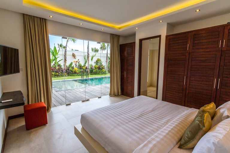 Bedroom 2, Elegant 3-Bedroom Villa Saha in Seminyak, Badung
