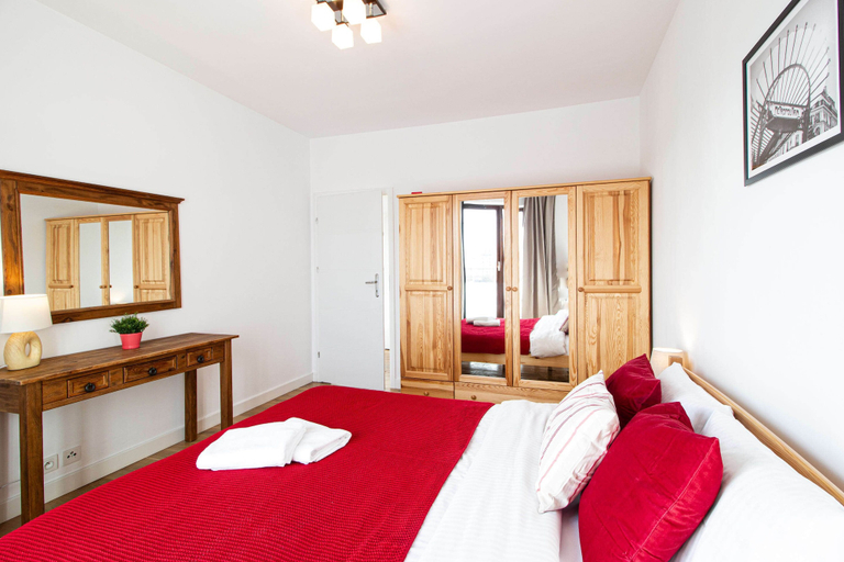 Bedroom 3, Krasinskiego Zoliborz Stylish Apartment by BookingHost, Warsaw