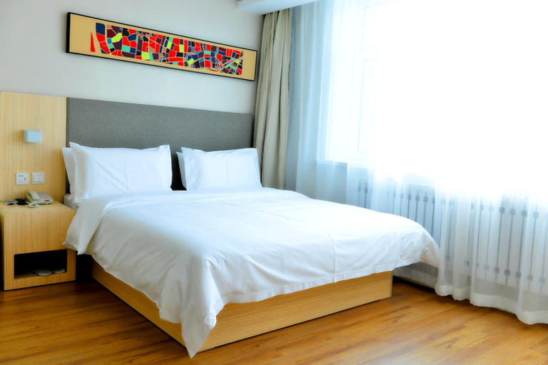 Bedroom 2, Hanting Hotel Yakeshi Xing'an Street, Hulunbuir