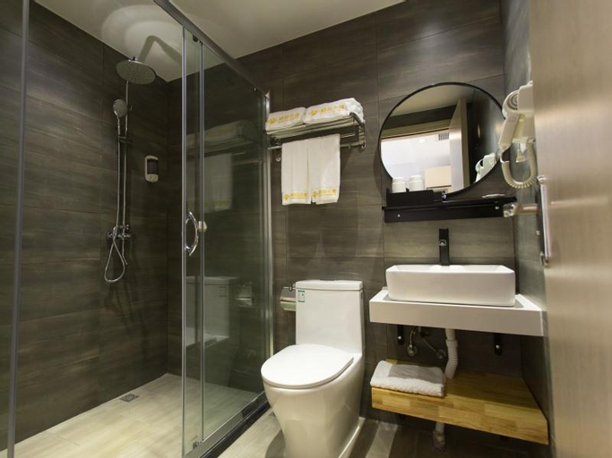 Bedroom 5, GreenTree Apartment Zhongshan City Shiqi District Zhongshan North Station Hubin North Road Hotel, Zhongshan