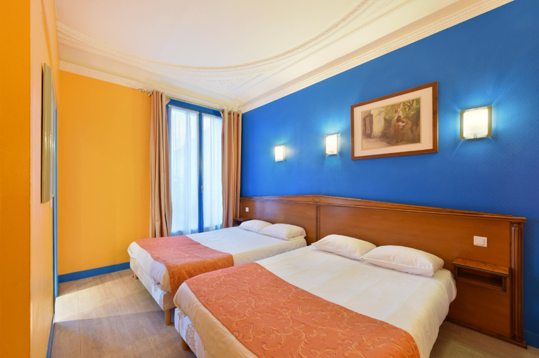 Bedroom 4, Hotel Richmond Gare du Nord, Paris