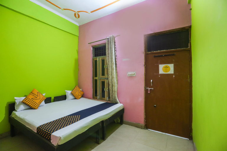Bedroom 1, SPOT ON 65967 Shree Shyam Restaurant And Guest House, Mahendragarh