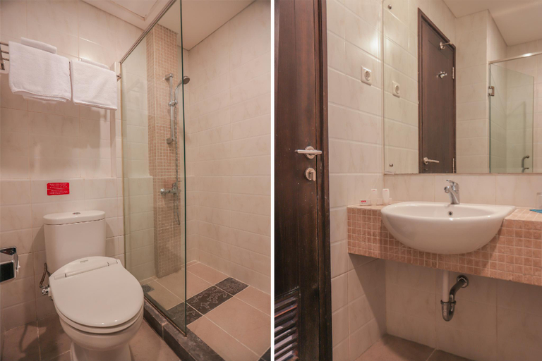 Bathroom, Capital O 203 Prasada Mansion Sudirman, South Jakarta