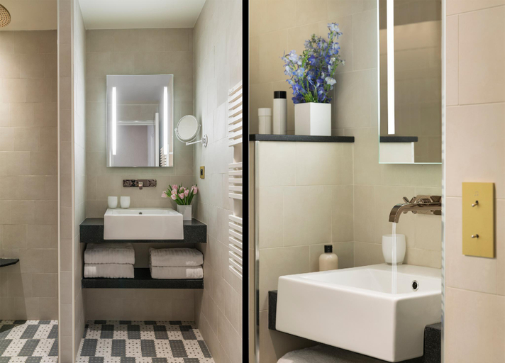 Bathroom 4, Hotel Ducs de Bourgogne, Paris