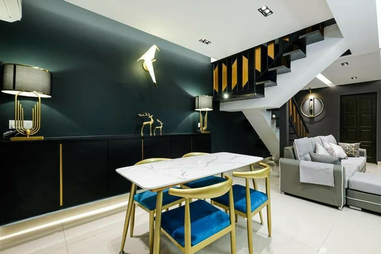 Dining Room, JOVIAL D36 PREMIUM HOUSE 4ROOM 8PAX@NEAR ICONCITY, Seberang Perai Tengah