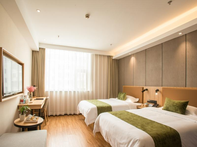 Bedroom, GreenTree Inn Nantong Railway Station Express hote, Nantong