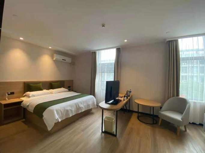 Bedroom 1, Greentree Inn Huzhou Anji Yingbin Avenue Express H, Huzhou