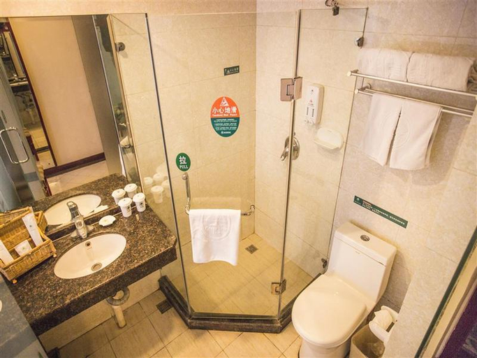 Bathroom 4, Green Tree Inn Jiuquan Century Plaza Hotel, Jiuquan