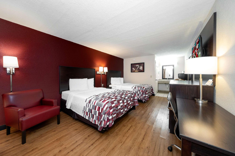 Bedroom 3, Red Roof Inn Ft Pierce, Saint Lucie