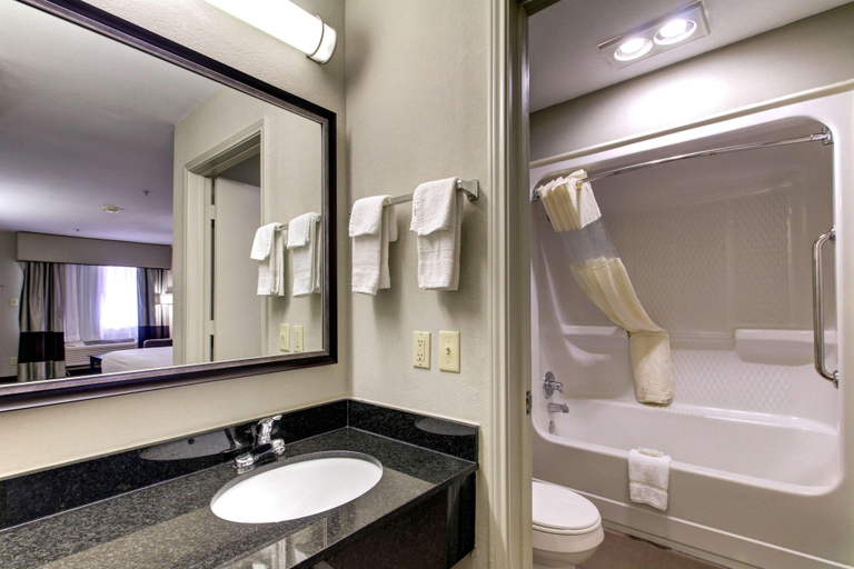 Bathroom 4, Motel 6 Arlington, TX, Arlington