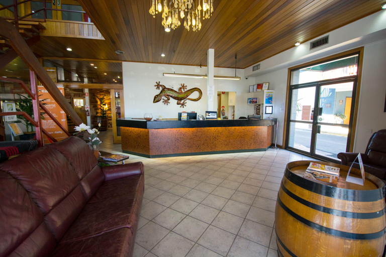 Public Area, Elkira Court Motel, Alice Springs- Stuart