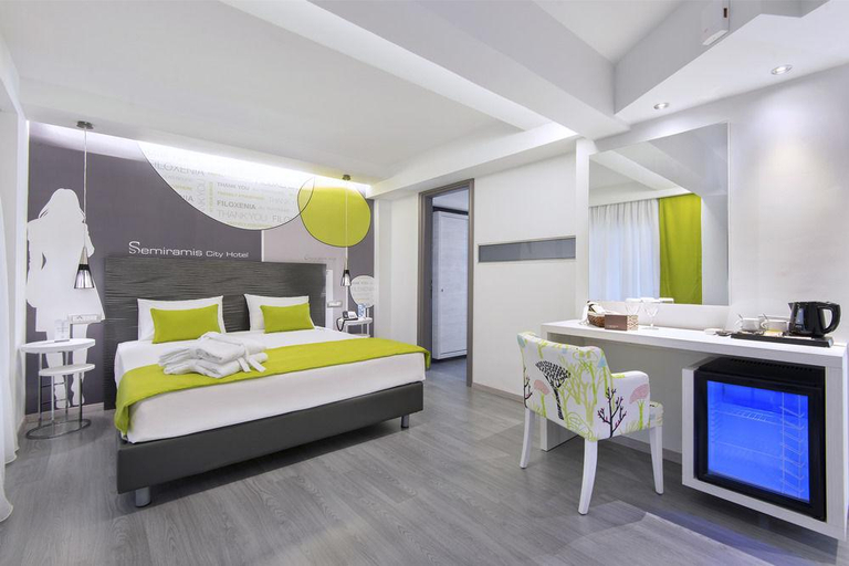 Bedroom 3, Semiramis City Hotel, South Aegean