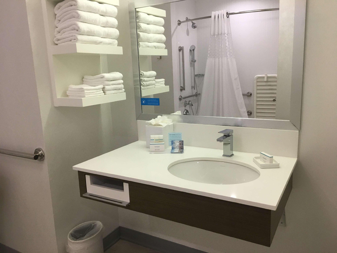 Bathroom 5, Hampton Inn & Suites Dallas-The Colony, Denton