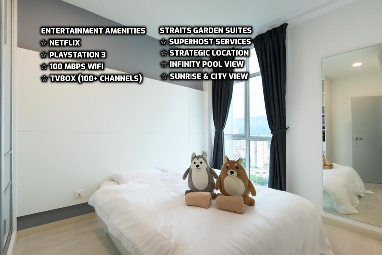 Couples Getaway XIV ★ Cozy Suite Sleeps 1~4 | 城市套房, Pulau Penang