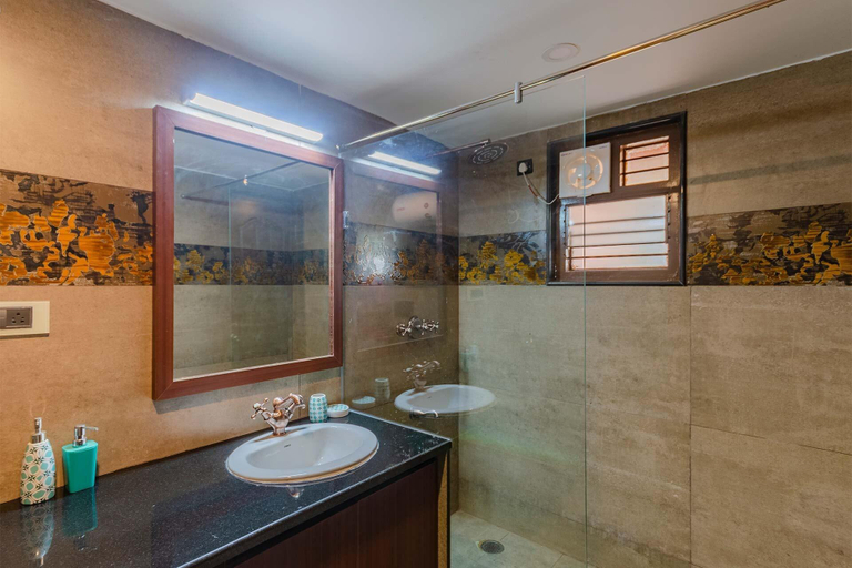 Bathroom 2, Udhbhava Kamala by VEO - Part of StayVista, Bangalore