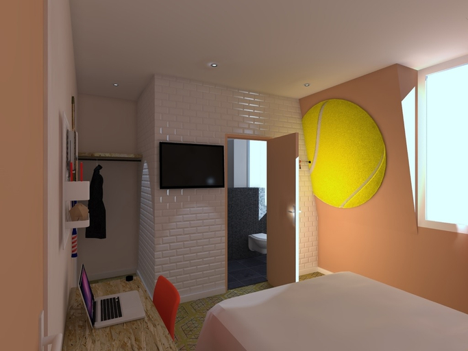 Bedroom 3, greet Hotel Boulogne Billancourt Paris, Hauts-de-Seine