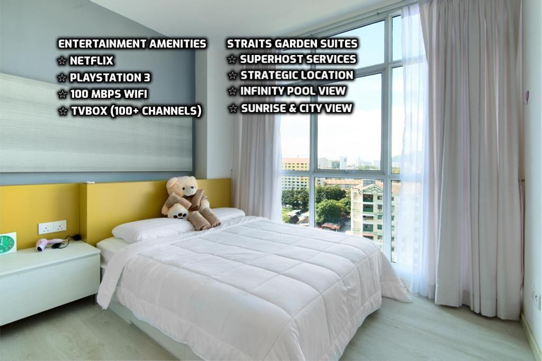Couples Getaway II ★ Cozy Suite Sleeps 1~4 |城市套房, Pulau Penang