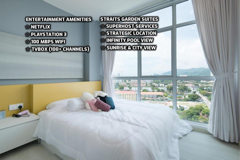 Couples Getaway ★ Cozy Suite Sleeps 1~4 | 城市海景套房, Pulau Penang
