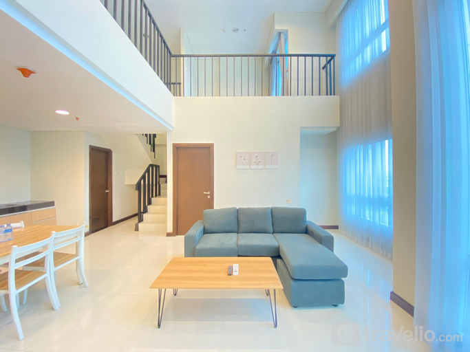 Public Area, Fabulous 2BR Loft Apartment with Private Bathub at El Royale By Travelio, Bandung