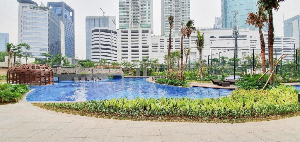 Spacious 1BR Apartment at Kuningan 5mins from Mall, South Jakarta