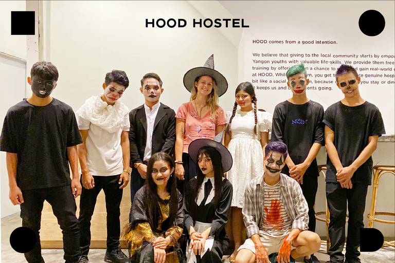 Public Area, HOOD Hostel, Yangon