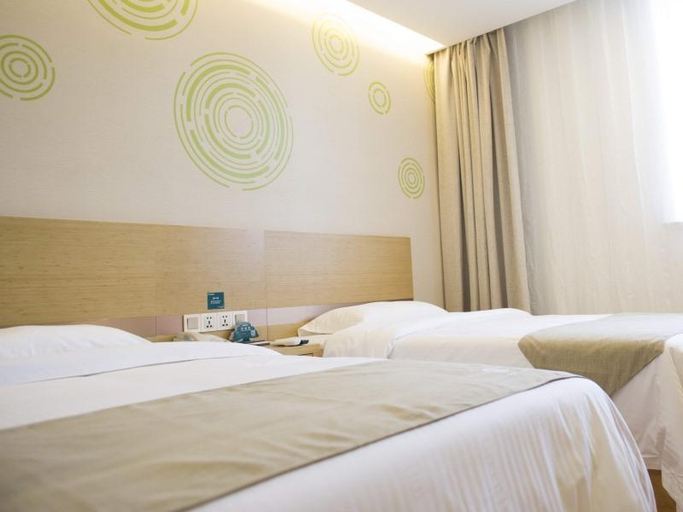 Bedroom 3, Greentree Inn Nantong Qidong Lvsi Harbour, Nantong