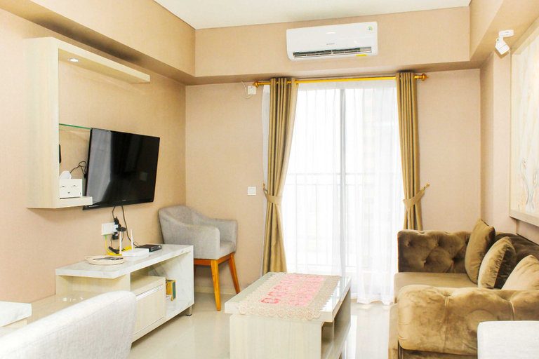 Bedroom 2, Comfort and Spacious 2BR at Meikarta Apartment By Travelio, Cikarang