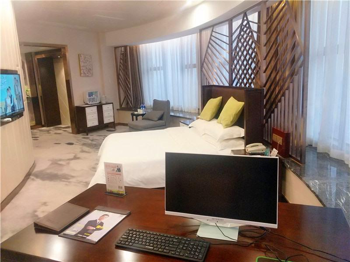 Bedroom, Greentree Inn Jiaxing Haiyan County Passenger Depo, Jiaxing