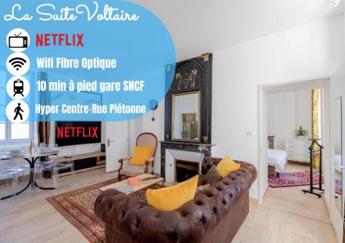 La Suite VOLTAIRE (HYPER CENTRE-WIFI-NETFLIX), Charente