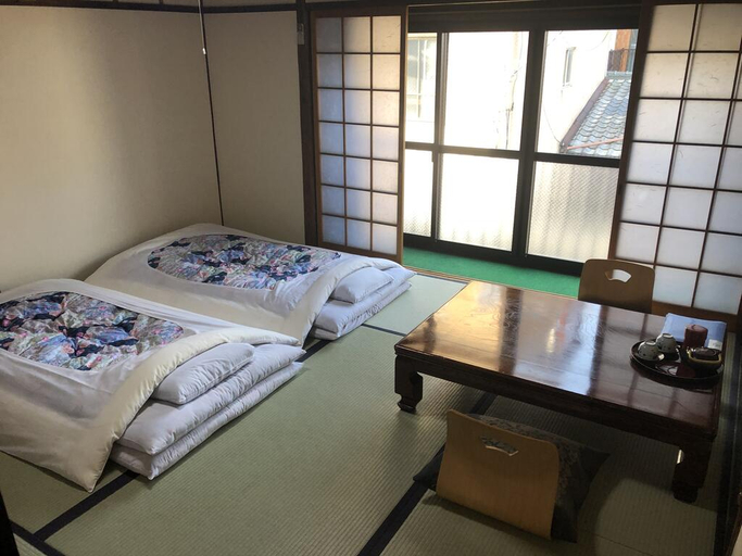 Bedroom, Takigawa Ryokan Honkan, Kyoto