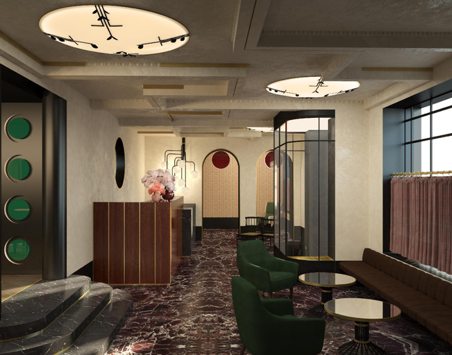 Public Area 4, Hôtel du Rond-Point des Champs-Élysées, Paris