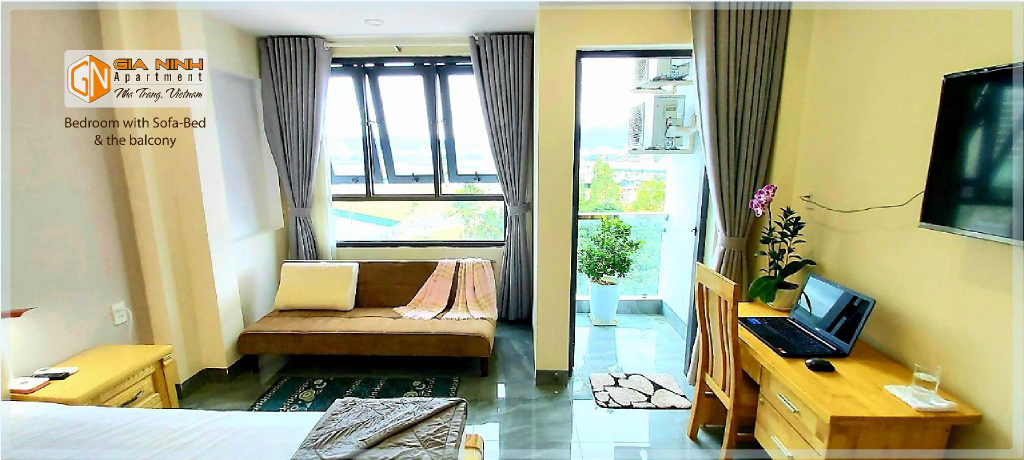 Balcony Apartment for lease. Gia Ninh. Nha Trang, Nha Trang