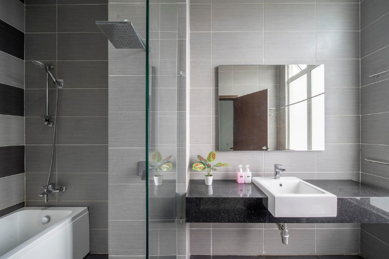Bathroom, KSL Above Mall JB|Private Pool & Lift4BR |Netflix|Sunset, Johor Bahru