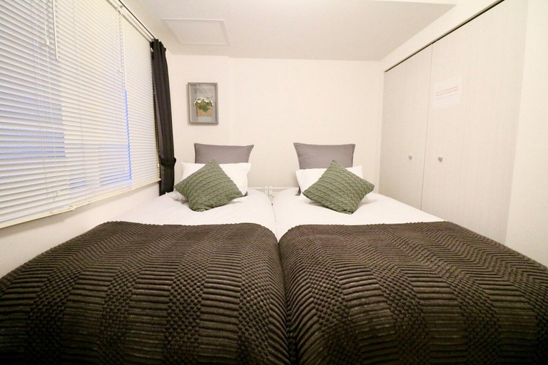 Bedroom 2, K105★FreeCarpark★53m2-2BR★JR Kotoni 9minwalk_wifi★, Sapporo